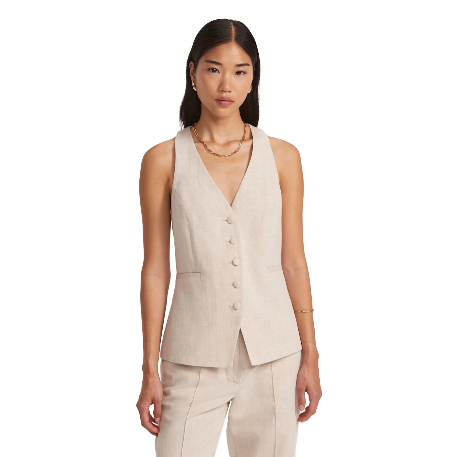 SABA Sienna Linen Vest